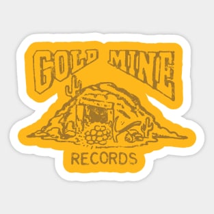 Gold Mine Records Sticker